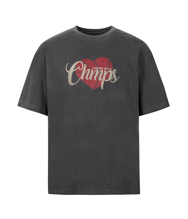 CHMPS LOVER BALL LOGO PIGMENT TEE B23ST36CH